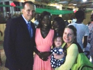 A quick farewell before our undignified exit